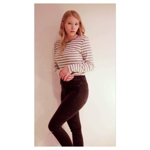 Striped long sleeve shirt